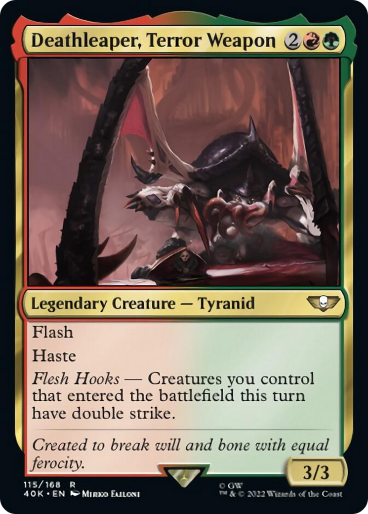 Deathleaper, Terror Weapon (Surge Foil) [Warhammer 40,000] | L.A. Mood Comics and Games