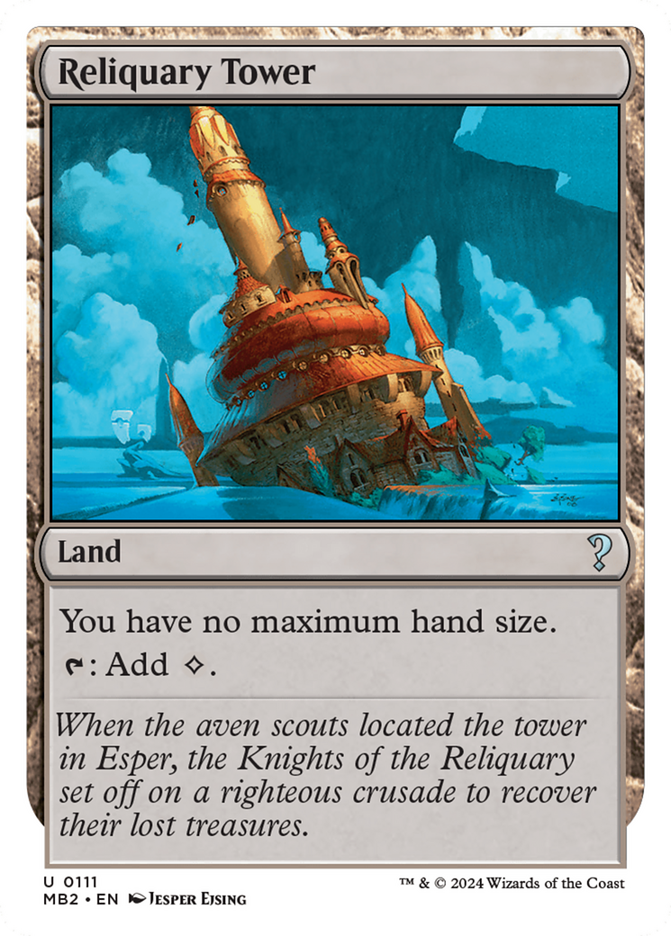 Reliquary Tower (White Border) [Mystery Booster 2] | L.A. Mood Comics and Games