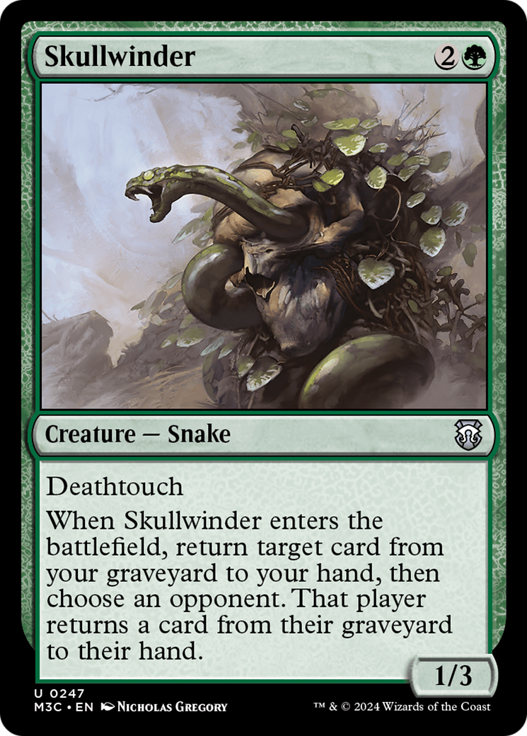 Skullwinder (Ripple Foil) [Modern Horizons 3 Commander] | L.A. Mood Comics and Games