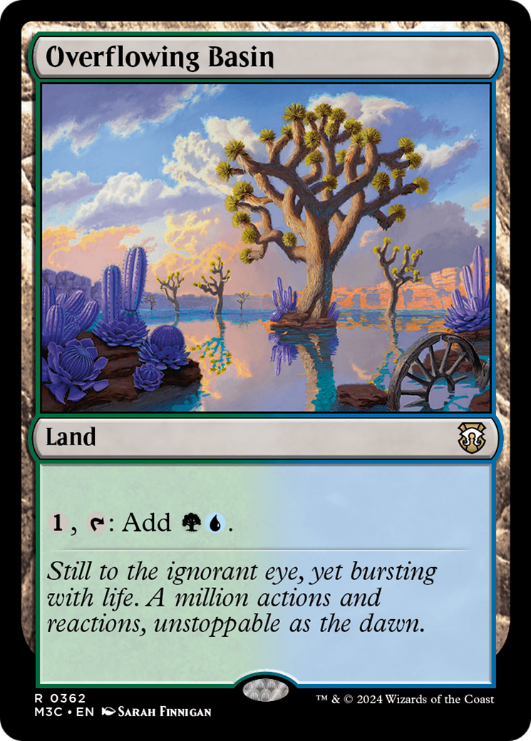 Overflowing Basin (Ripple Foil) [Modern Horizons 3 Commander] | L.A. Mood Comics and Games