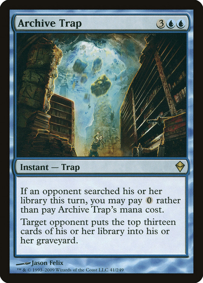 Archive Trap [Zendikar] | L.A. Mood Comics and Games
