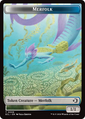 Shapeshifter // Merfolk Double-Sided Token [Lorwyn Eclipsed Tokens] | L.A. Mood Comics and Games