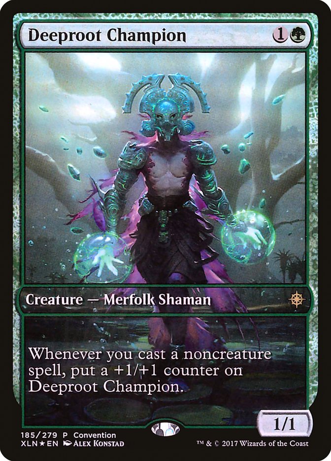 Deeproot Champion (Convention) (Full Art) [Ixalan Promos] | L.A. Mood Comics and Games