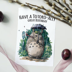 "Totoro-ally Great Birthday" - Anime Japanese Influenced Card | L.A. Mood Comics and Games