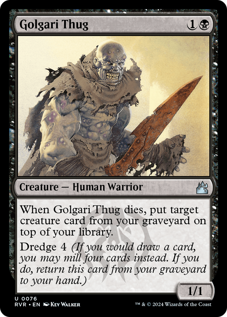 Golgari Thug [Ravnica Remastered] | L.A. Mood Comics and Games