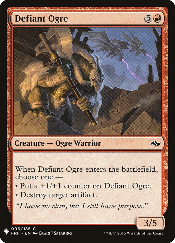 Defiant Ogre [Mystery Booster] | L.A. Mood Comics and Games