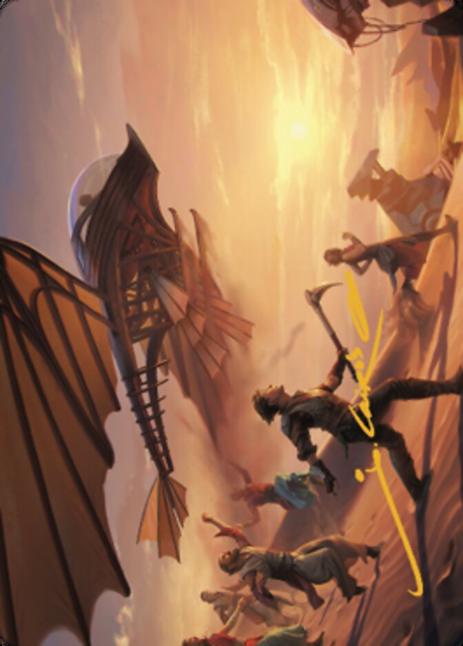 Take Flight Art Card (Gold-Stamped Signature) [The Brothers' War Art Series] | L.A. Mood Comics and Games