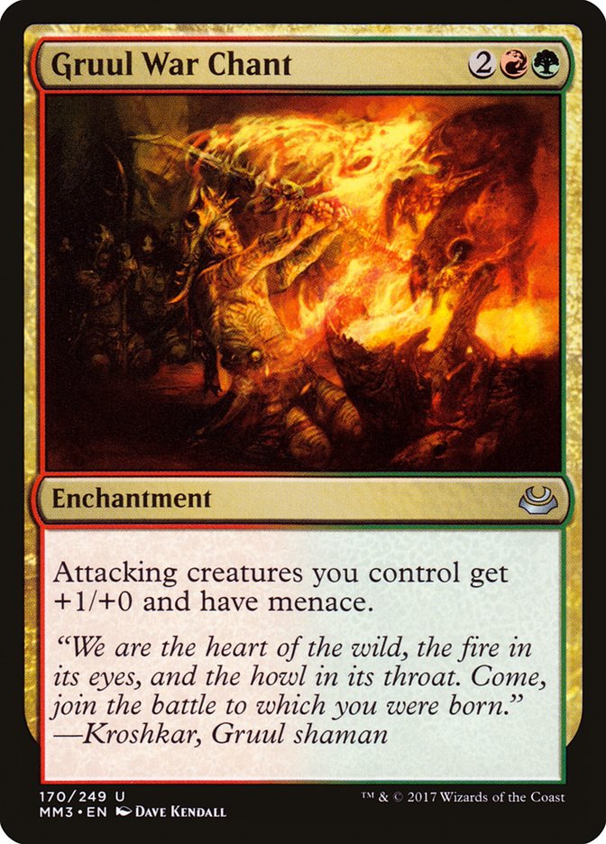 Gruul War Chant [Modern Masters 2017] | L.A. Mood Comics and Games