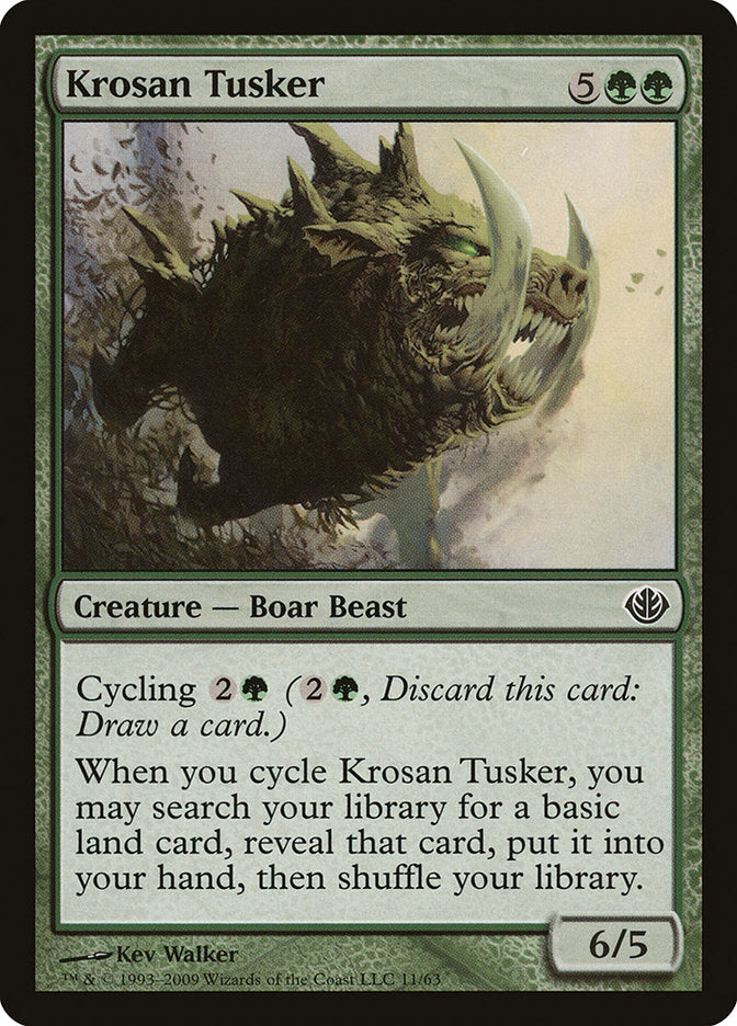 Krosan Tusker [Duel Decks: Garruk vs. Liliana] | L.A. Mood Comics and Games