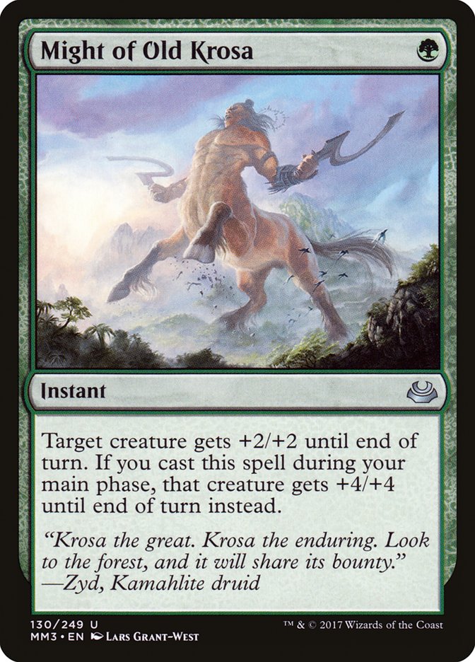 Might of Old Krosa [Modern Masters 2017] | L.A. Mood Comics and Games