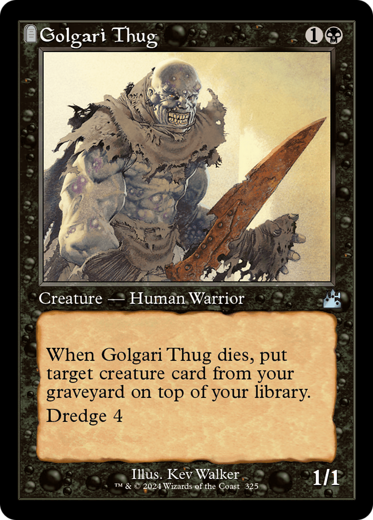Golgari Thug (Retro Frame) [Ravnica Remastered] | L.A. Mood Comics and Games