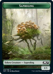 Saproling // Zombie Double-Sided Token [Core Set 2021 Tokens] | L.A. Mood Comics and Games