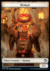 Human // Devil Double-Sided Token [Innistrad: Midnight Hunt Tokens] | L.A. Mood Comics and Games