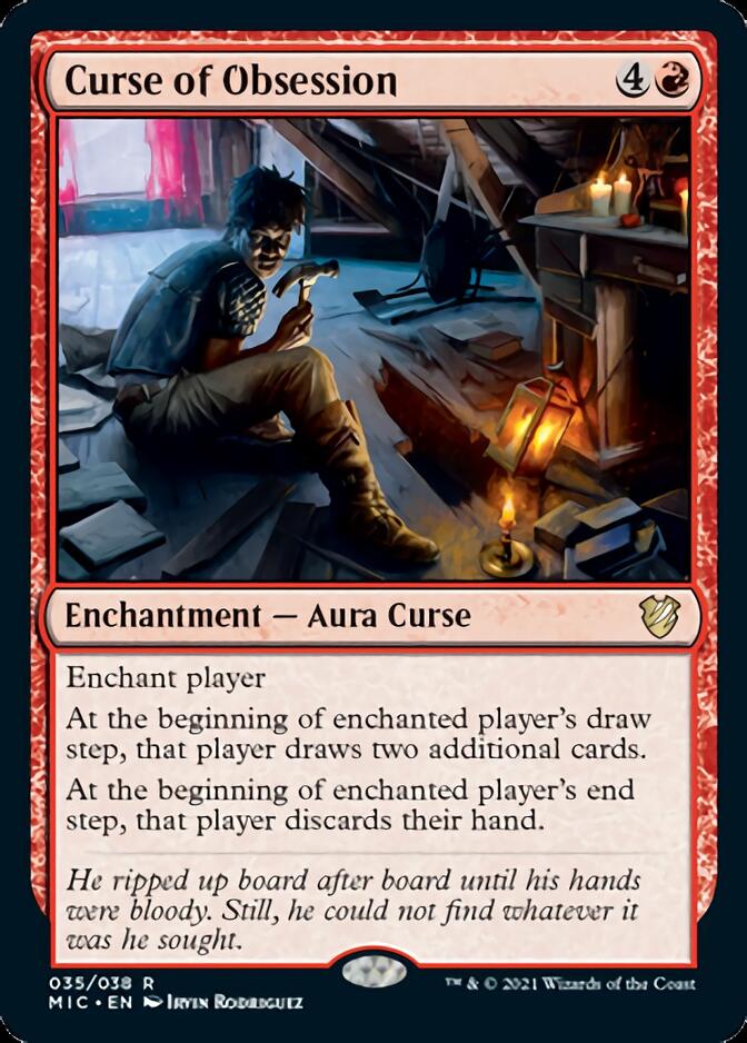 Curse of Obsession [Innistrad: Midnight Hunt Commander] | L.A. Mood Comics and Games