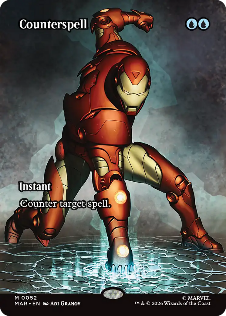 Counterspell (Borderless) (0052) [Marvel Universe: Eternal-Legal] | L.A. Mood Comics and Games