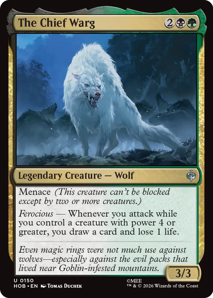 The Chief Warg [The Hobbit] | L.A. Mood Comics and Games