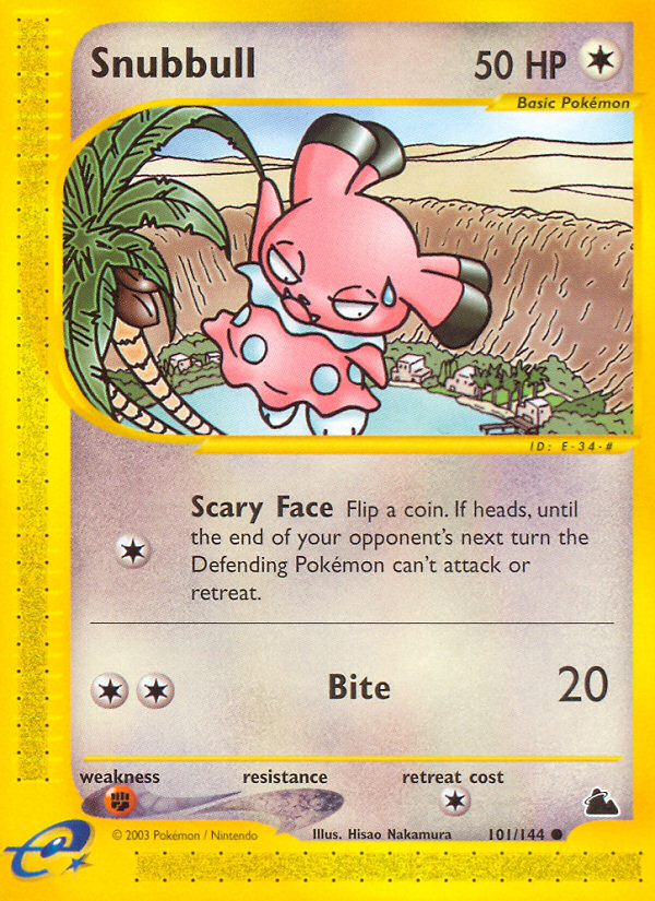 Snubbull (101/144) [Skyridge] | L.A. Mood Comics and Games