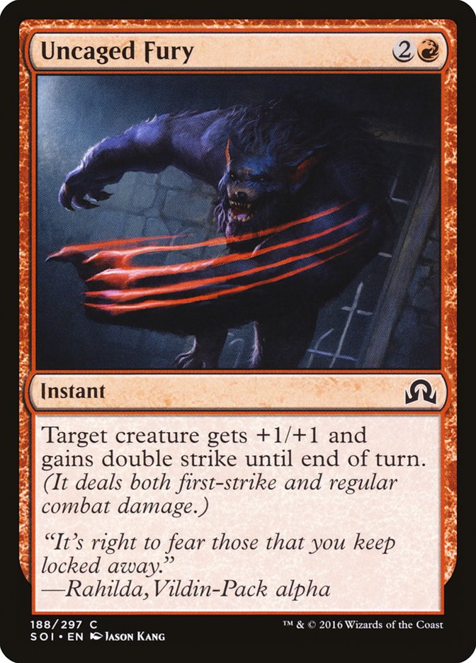 Uncaged Fury [Shadows over Innistrad] | L.A. Mood Comics and Games