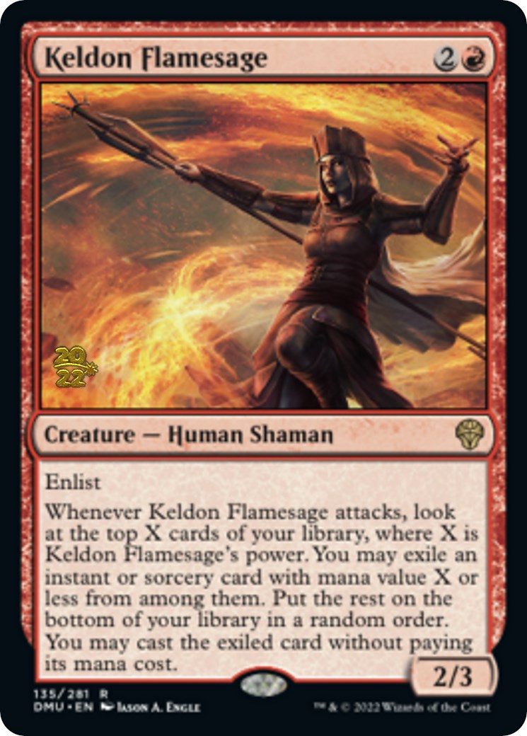 Keldon Flamesage [Dominaria United Prerelease Promos] | L.A. Mood Comics and Games