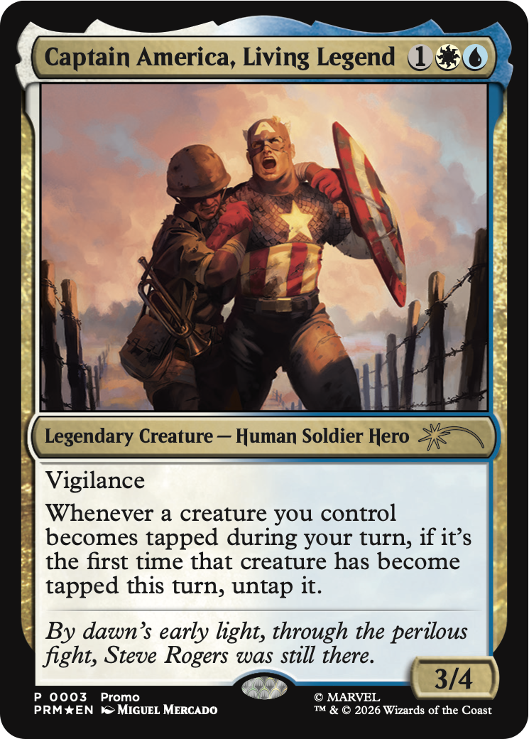 Captain America, Living Legend [Media Promos] | L.A. Mood Comics and Games