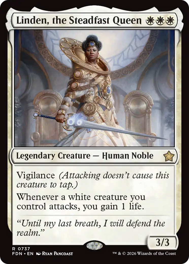 Linden, the Steadfast Queen (0737) [Foundations] | L.A. Mood Comics and Games