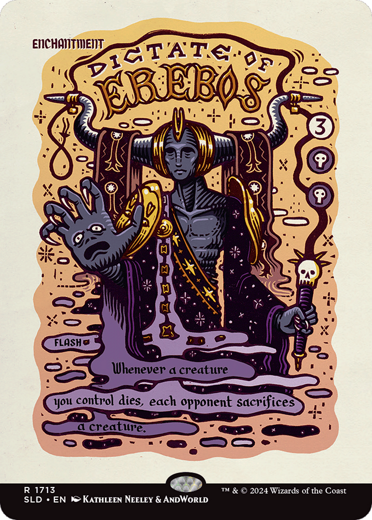 Dictate of Erebos (Rainbow Foil) [Secret Lair Drop Series] | L.A. Mood Comics and Games