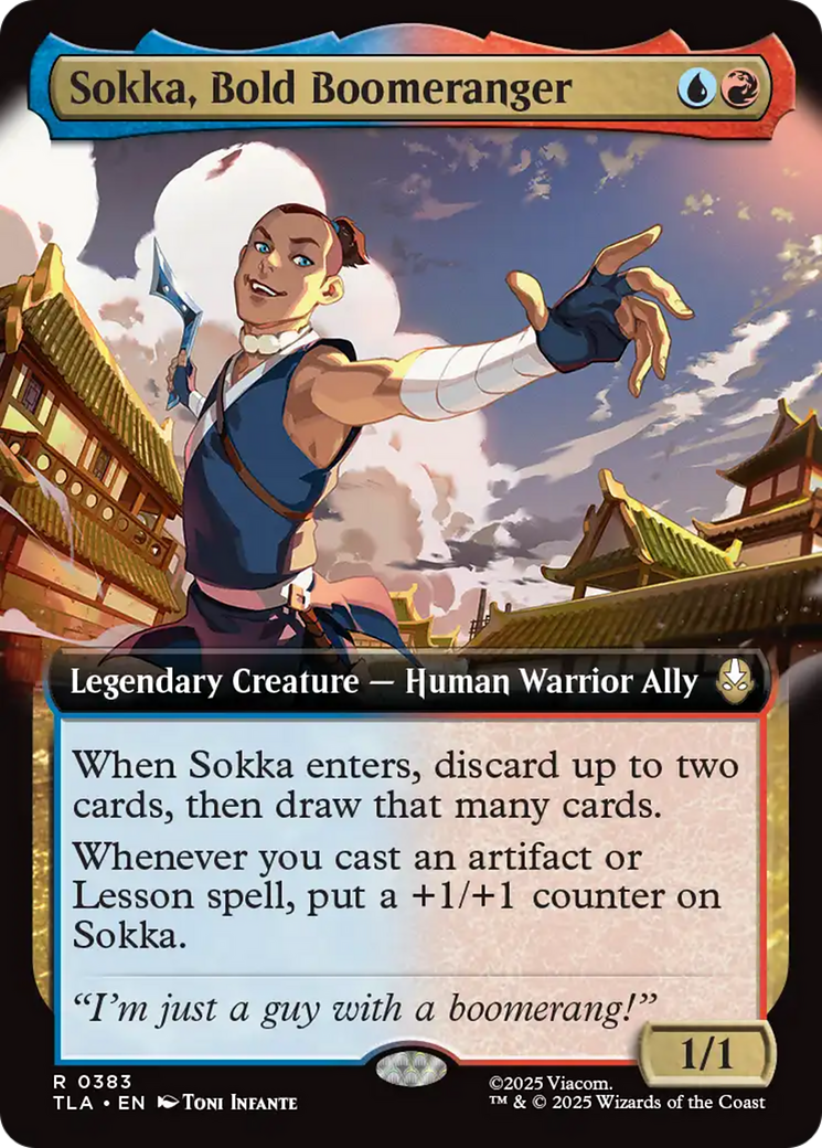 Sokka, Bold Boomeranger (Extended Art) [Avatar: The Last Airbender] | L.A. Mood Comics and Games