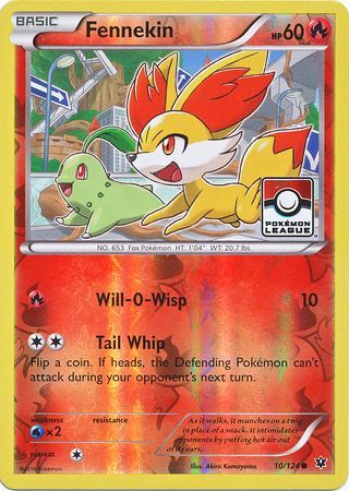 Fennekin (10/124) (League Promo) [XY: Fates Collide] | L.A. Mood Comics and Games