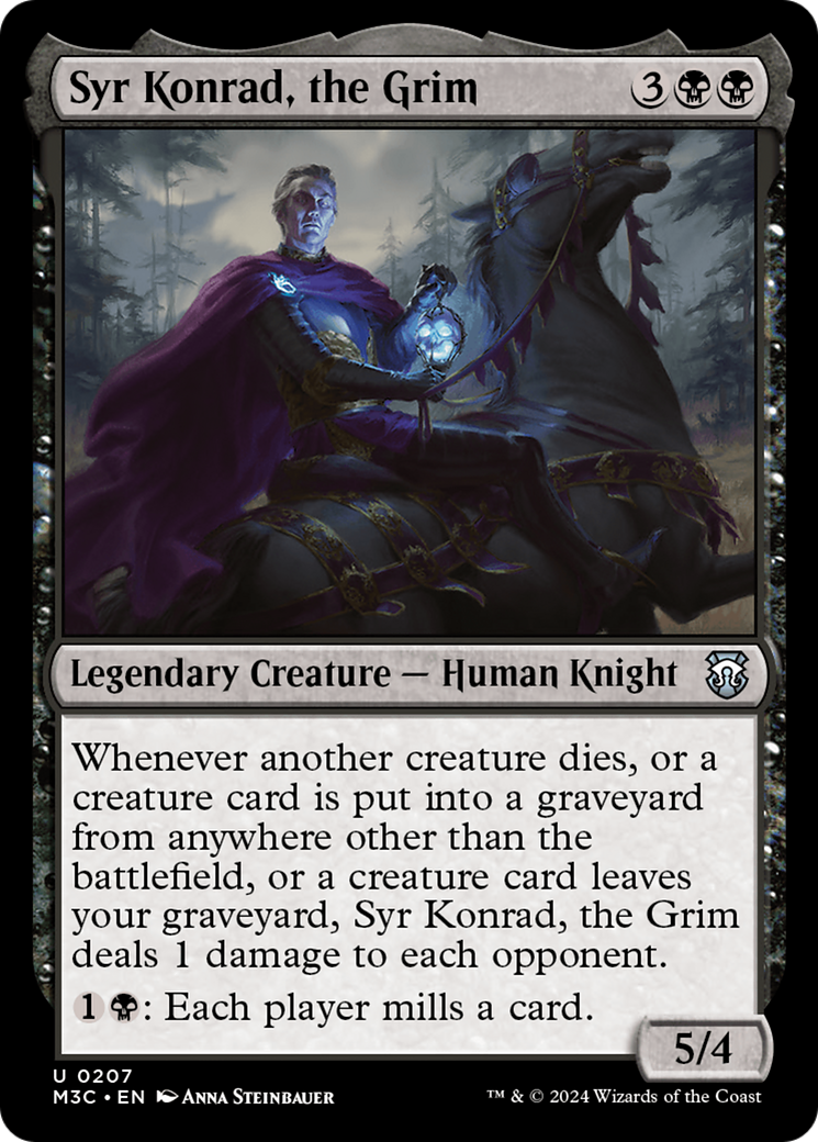 Syr Konrad, the Grim (Ripple Foil) [Modern Horizons 3 Commander] | L.A. Mood Comics and Games