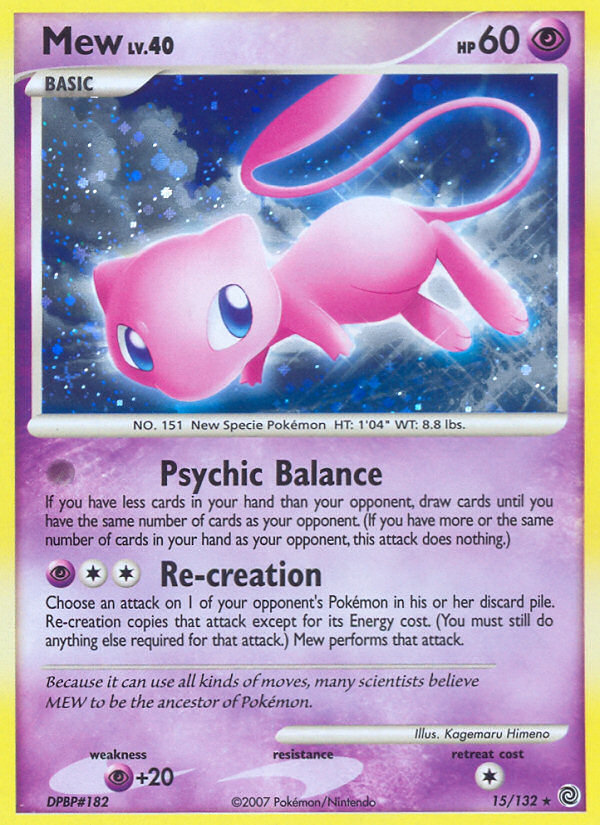 Mew (15/132) [Diamond & Pearl: Secret Wonders] | L.A. Mood Comics and Games