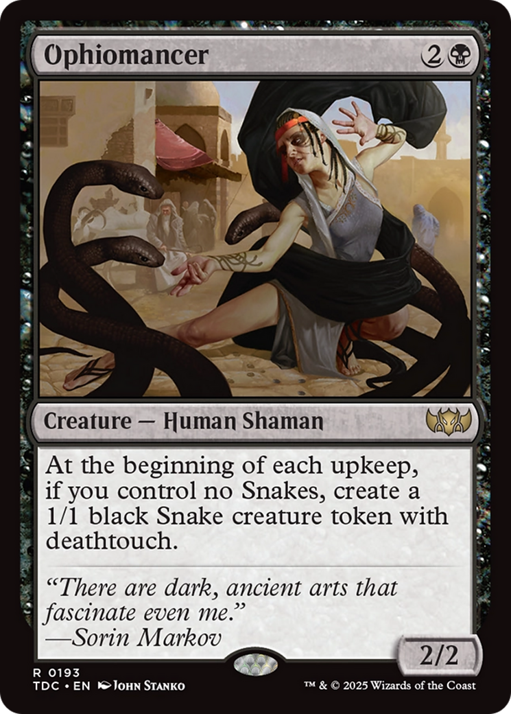 Ophiomancer [Tarkir: Dragonstorm Commander] | L.A. Mood Comics and Games