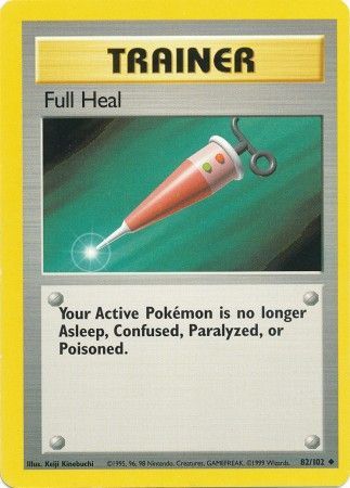 Full Heal (82/102) [Base Set Unlimited] | L.A. Mood Comics and Games