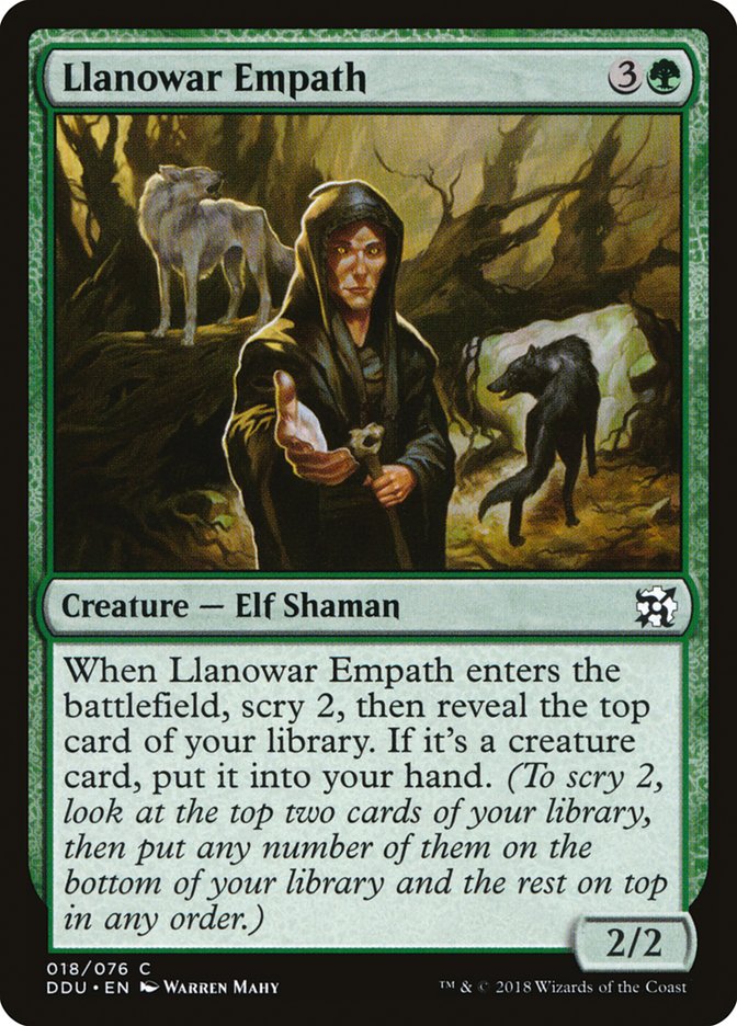 Llanowar Empath [Duel Decks: Elves vs. Inventors] | L.A. Mood Comics and Games