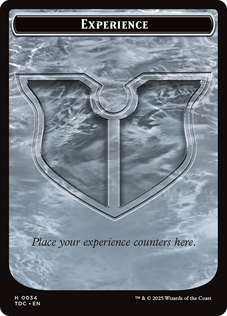 Experience // Treasure Double-Sided Token [Tarkir: Dragonstorm Commander Tokens] | L.A. Mood Comics and Games
