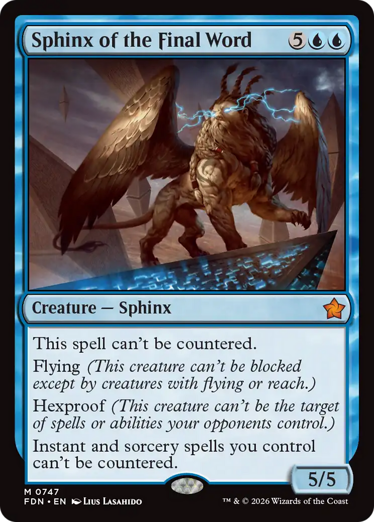Sphinx of the Final Word (0747) [Foundations] | L.A. Mood Comics and Games