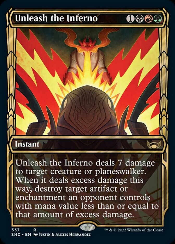 Unleash the Inferno (Showcase Golden Age) [Streets of New Capenna] | L.A. Mood Comics and Games