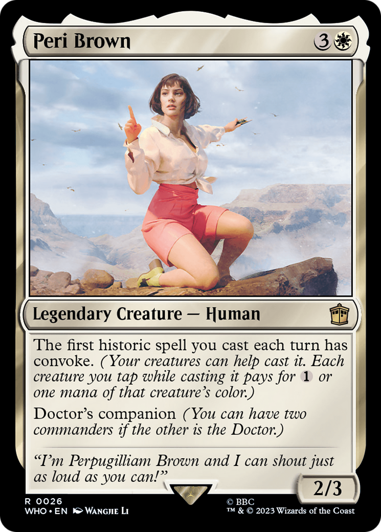 Peri Brown [Doctor Who] | L.A. Mood Comics and Games