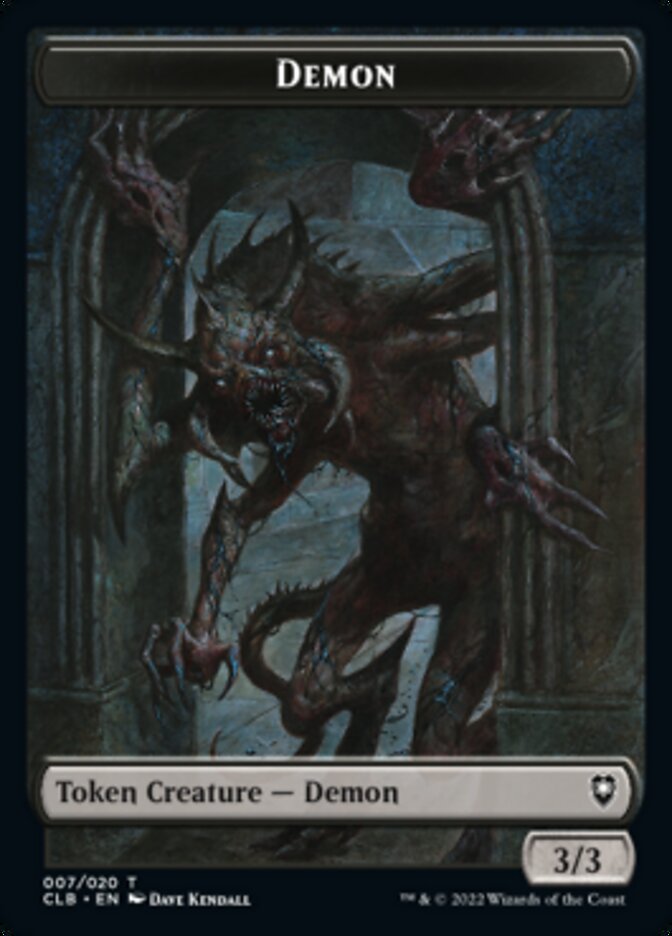 Demon Token [Commander Legends: Battle for Baldur's Gate Tokens] | L.A. Mood Comics and Games