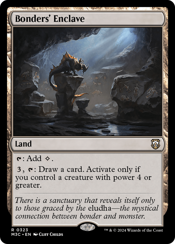 Bonders' Enclave (Ripple Foil) [Modern Horizons 3 Commander] | L.A. Mood Comics and Games