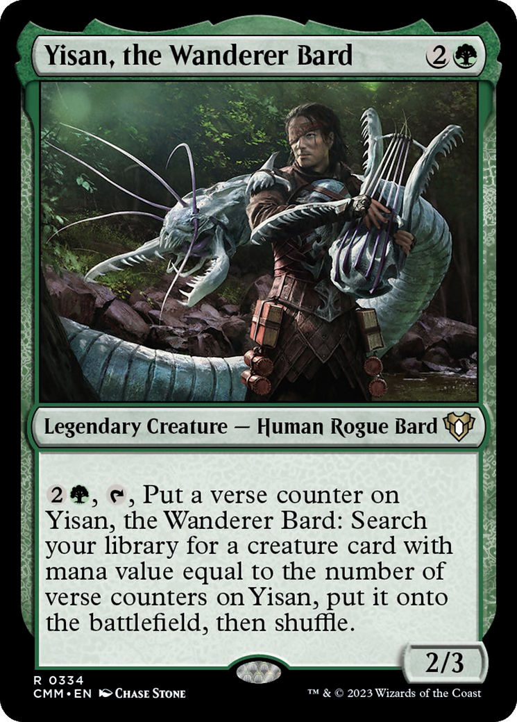 Yisan, the Wanderer Bard [Commander Masters] | L.A. Mood Comics and Games