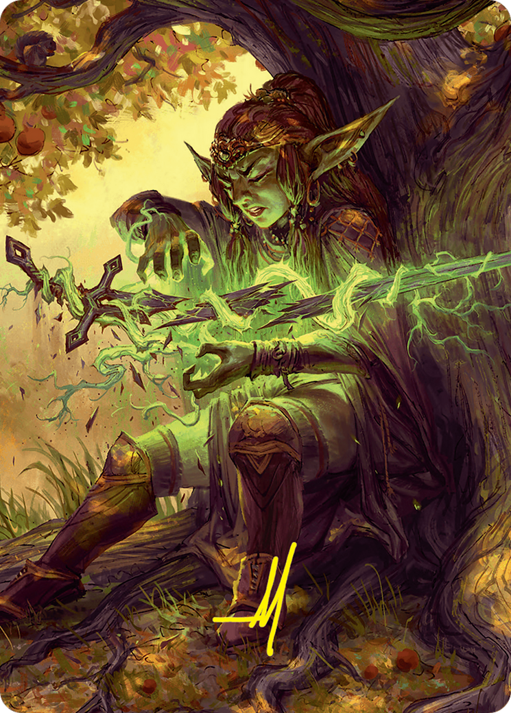 Reclamation Sage Art Card (45/54) (Gold-Stamped Signature) [Foundations Art Series] | L.A. Mood Comics and Games