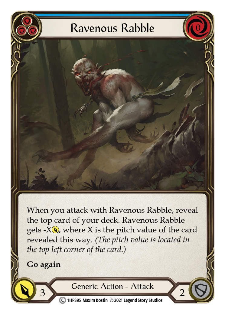 Ravenous Rabble (Blue) [1HP395] (History Pack 1) | L.A. Mood Comics and Games
