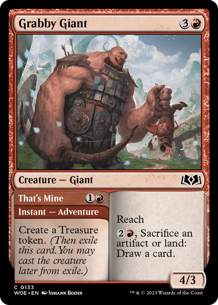Grabby Giant // That's Mine [Wilds of Eldraine] | L.A. Mood Comics and Games