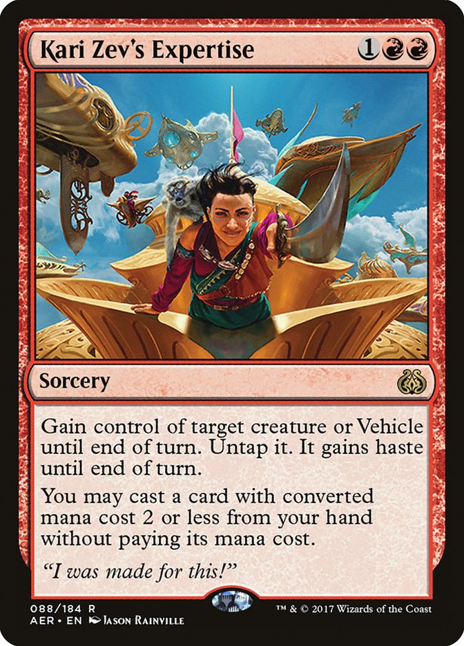 Kari Zev's Expertise [Aether Revolt] | L.A. Mood Comics and Games