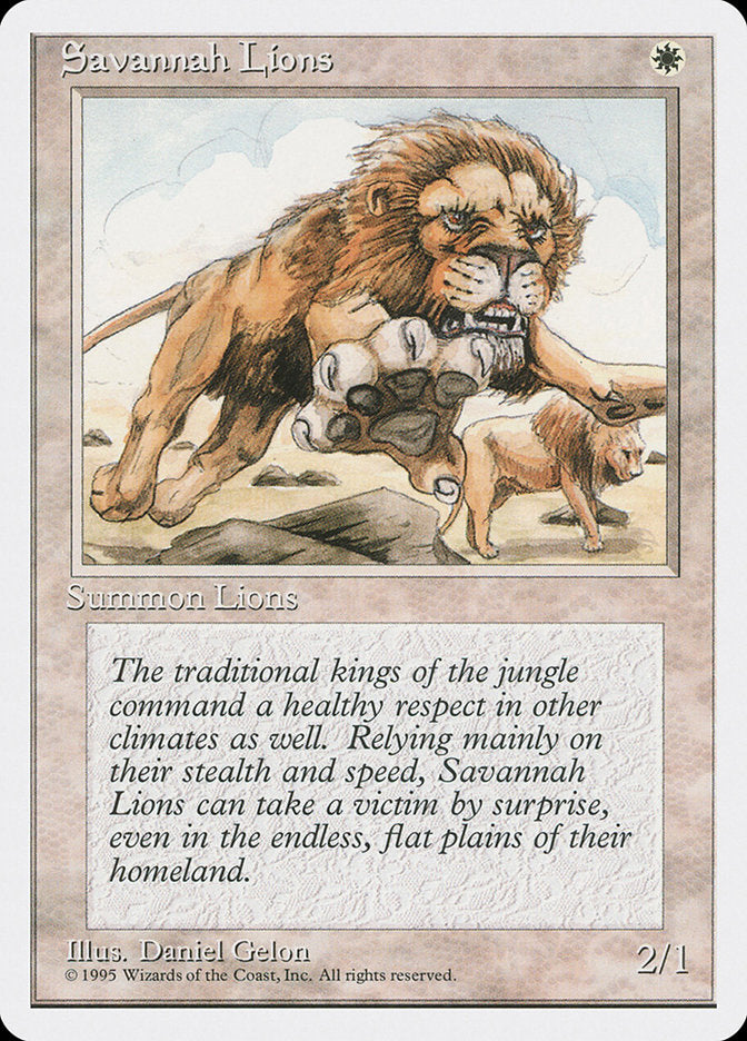 Savannah Lions [Fourth Edition] | L.A. Mood Comics and Games