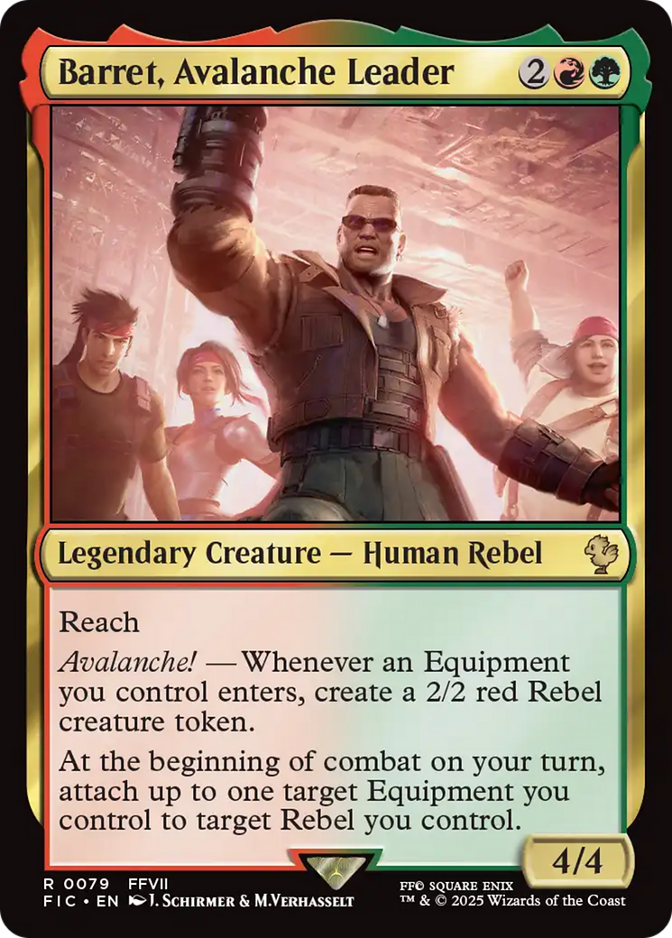 Barret, Avalanche Leader [FINAL FANTASY Commander] | L.A. Mood Comics and Games