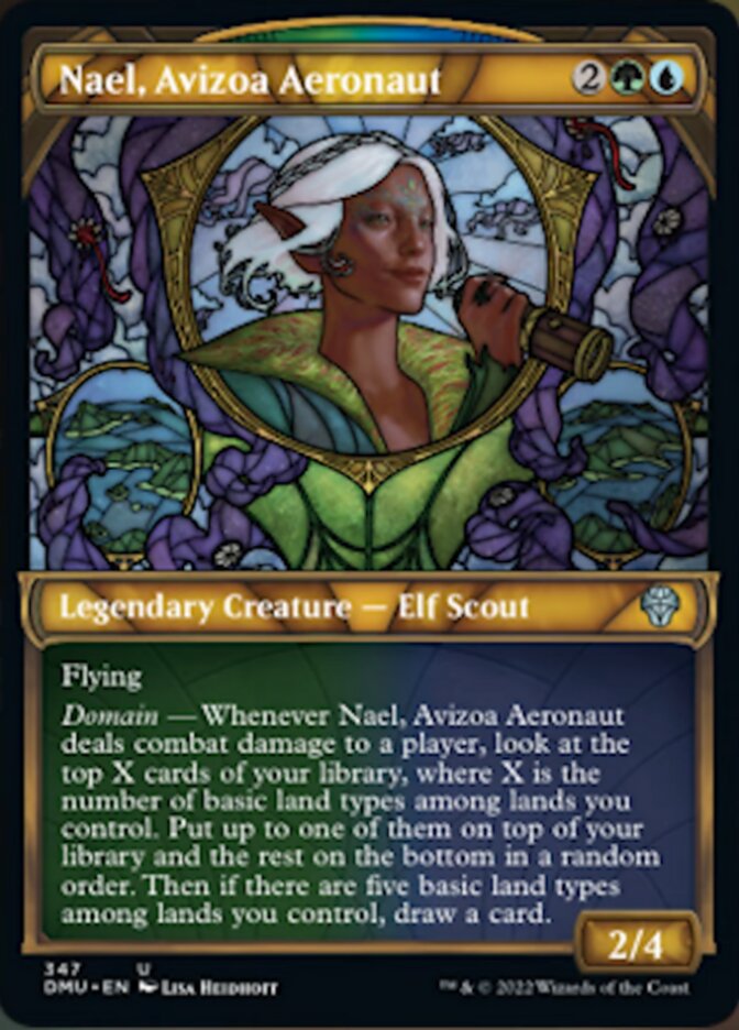 Nael, Avizoa Aeronaut (Showcase Textured) [Dominaria United] | L.A. Mood Comics and Games