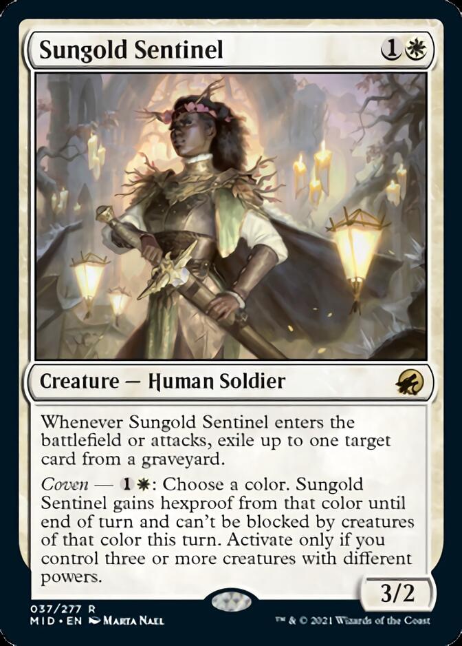 Sungold Sentinel [Innistrad: Midnight Hunt] | L.A. Mood Comics and Games