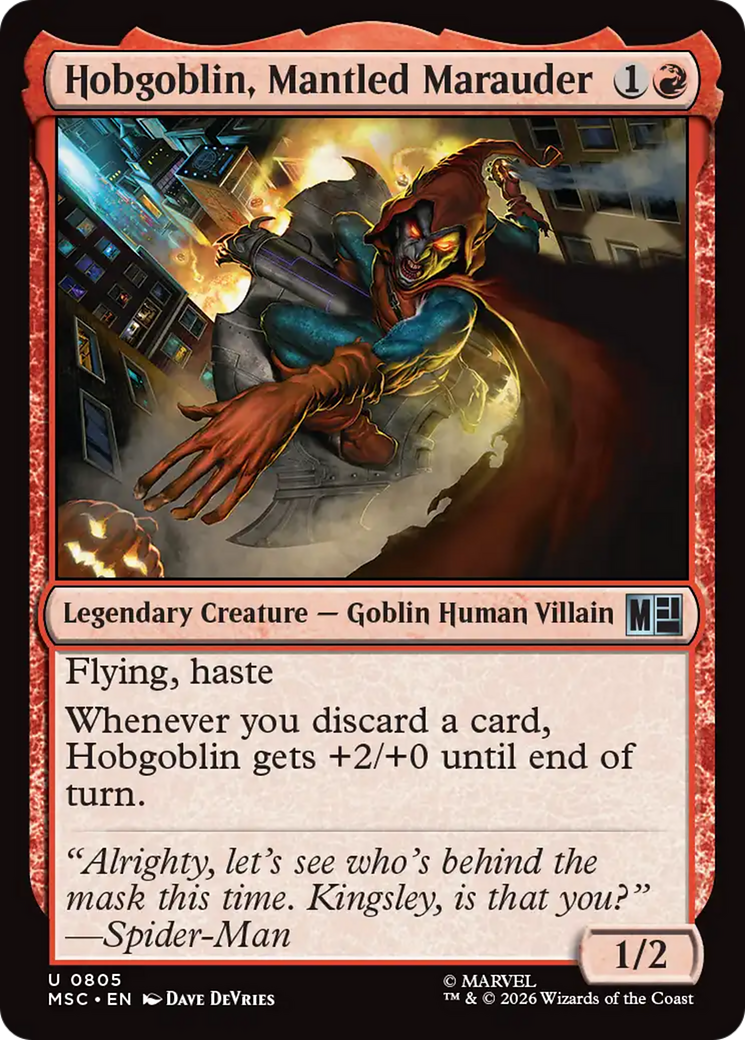 Hobgoblin, Mantled Marauder [Marvel Super Heroes Commander] | L.A. Mood Comics and Games