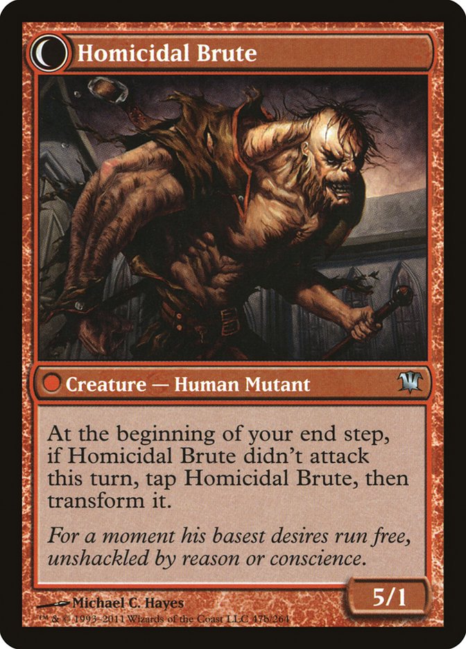 Civilized Scholar // Homicidal Brute [Innistrad] | L.A. Mood Comics and Games